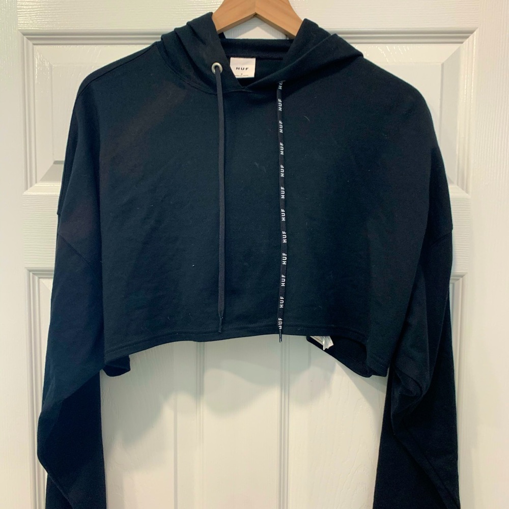 HUF Worldwide Cropped Hoodie